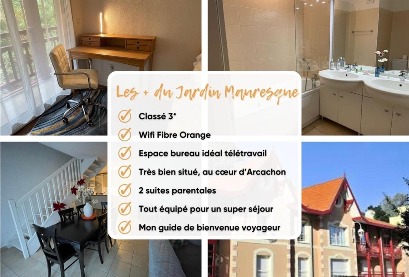 Superbe Appartement En Hyper Centre, Proche Plage Arcachon Zewnętrze zdjęcie